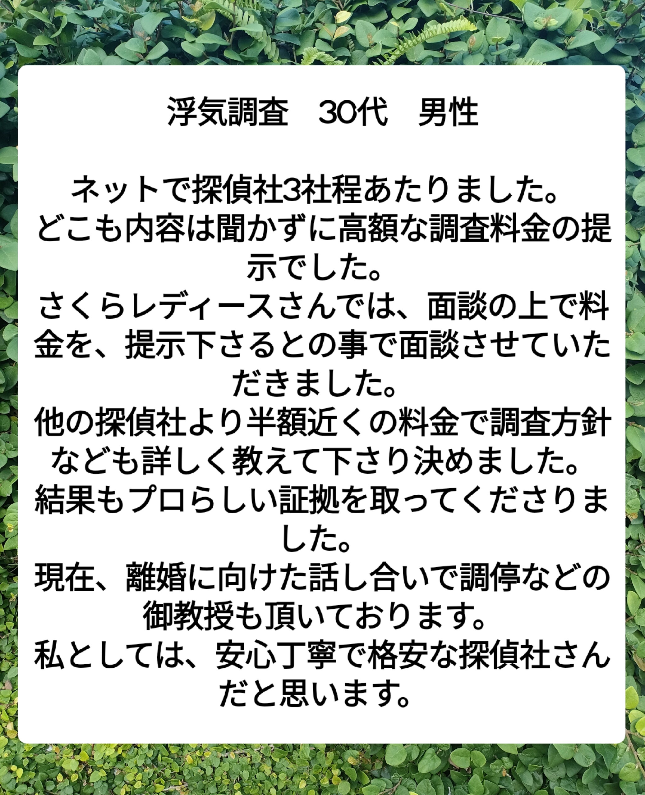 宮崎市浮気不倫調査ブログ